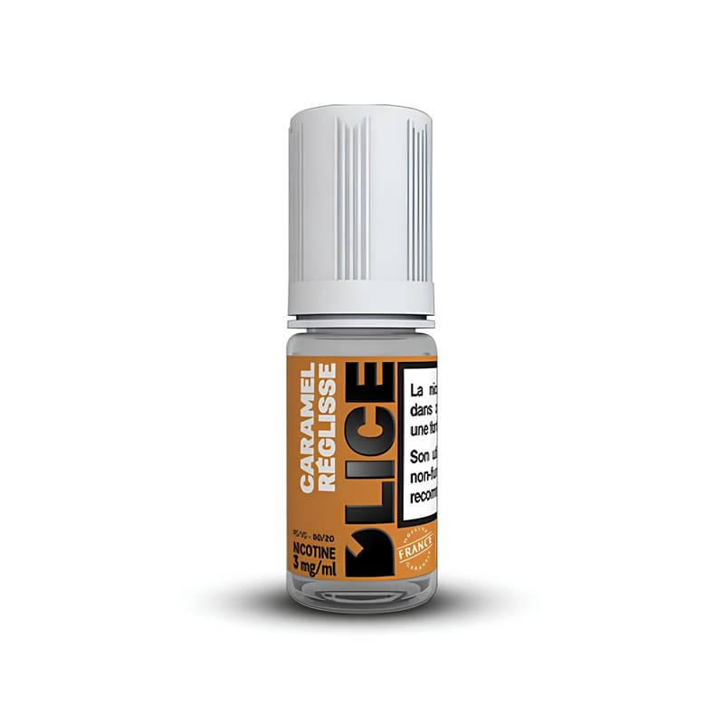 E-Liquide DLice Caramel Réglisse 10ml 0 mg | VAPEVO