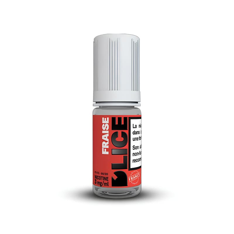 E-Liquide DLice Fraise 10ml 0 mg | VAPEVO