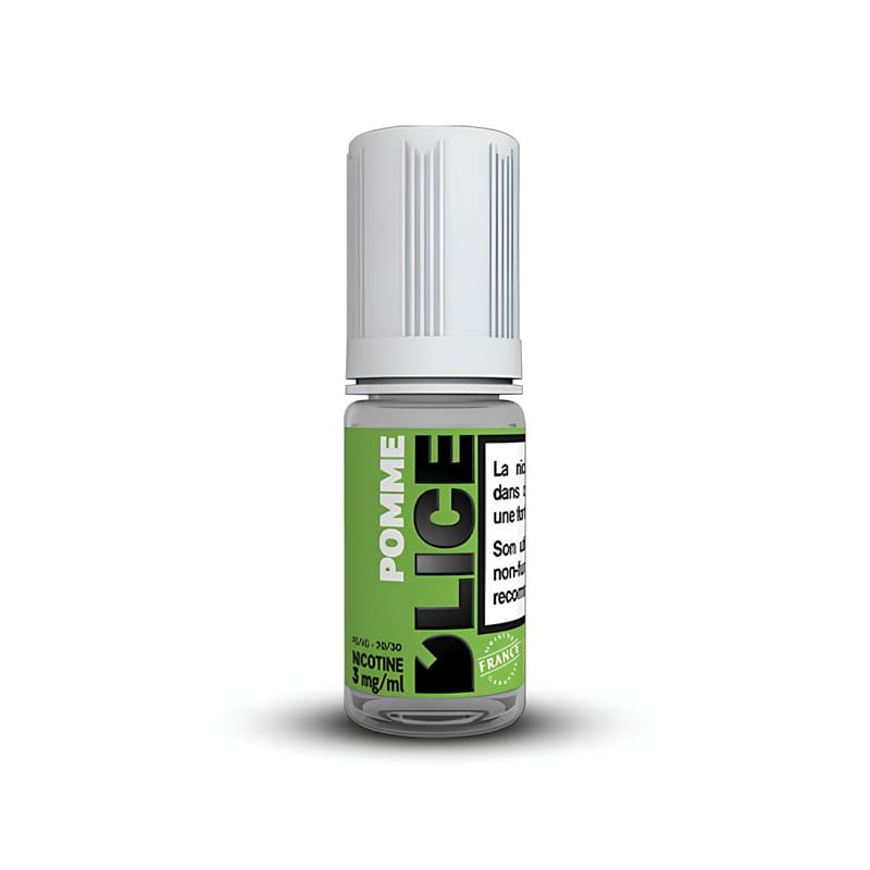 E-Liquide DLice Pomme 10ml 0 mg | VAPEVO