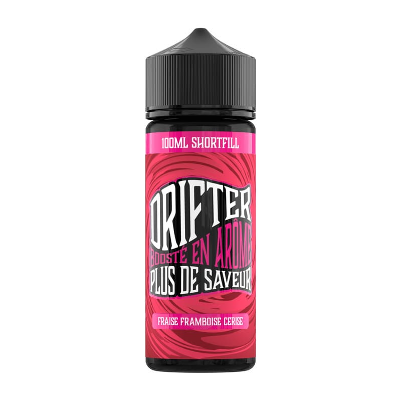 E-liquide Drifter Bar Juice Fraise Framboise Cerise 100ml 0mg | VAPEVO