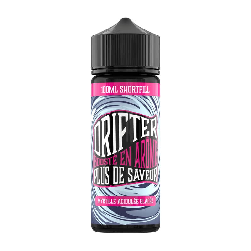 E-liquide Drifter Bar Juice Myrtille Acidulée Glacée 100ml 0mg | VAPEVO