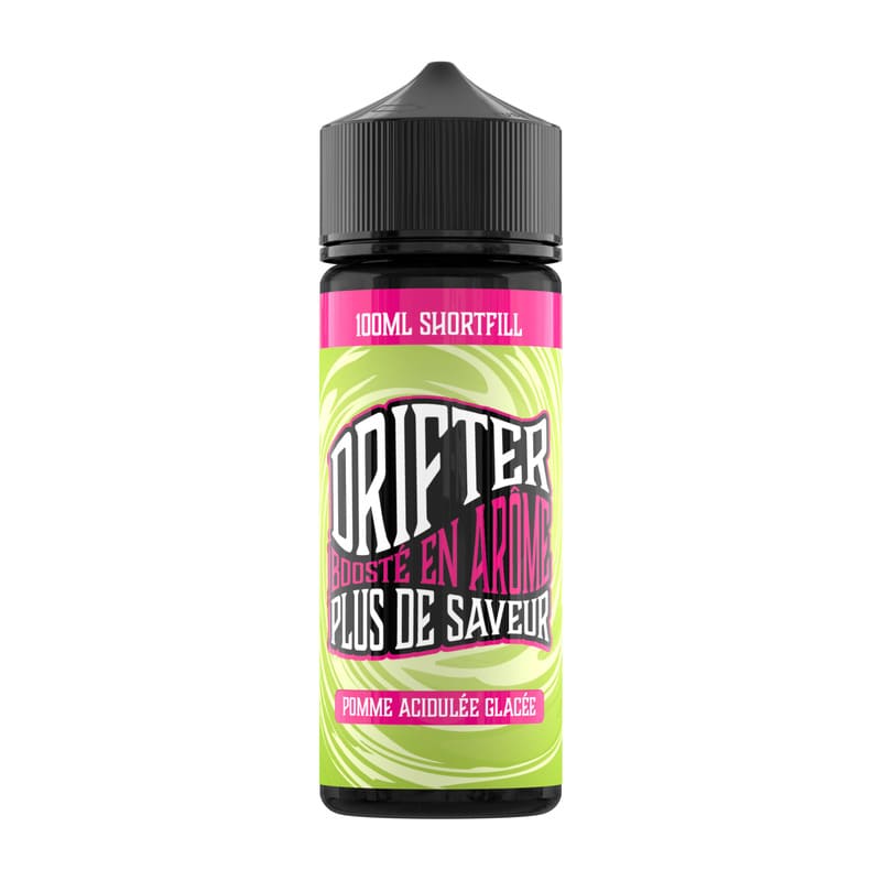 E-liquide Drifter Bar Juice Pomme Acidulée Glacée 100ml 0mg | VAPEVO