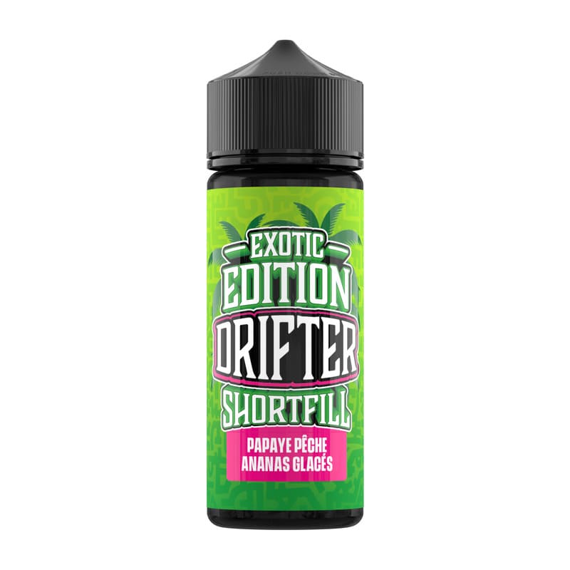 E-liquide Drifter Exotic Edition Papaye Pêche Ananas Glacés 100ml 0mg | VAPEVO