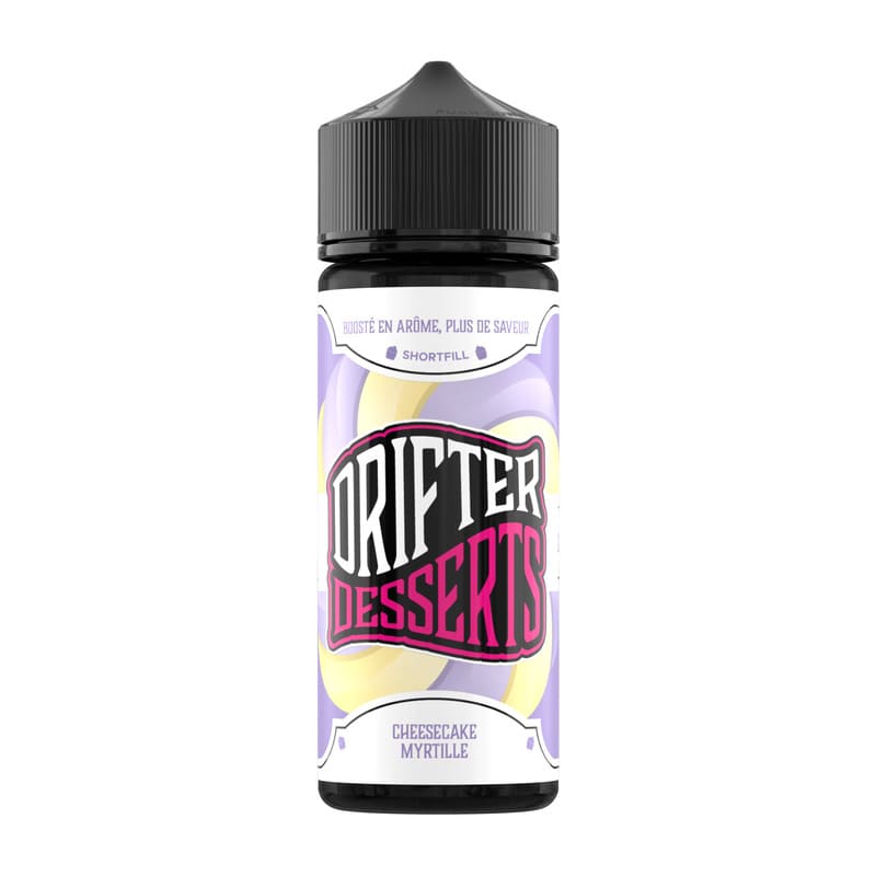 E-liquide Drifter ZHC Mix Series Desserts Cheesecake Myrtille 100ml 0mg | VAPEVO