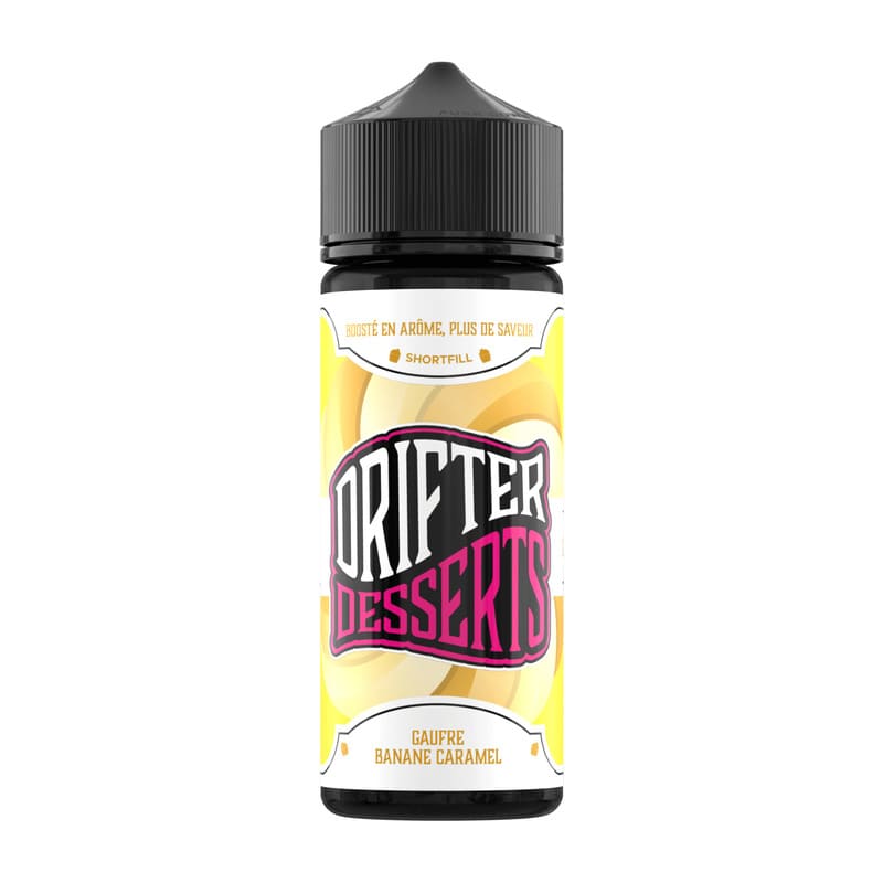E-liquide Drifter ZHC Mix Series Desserts Gaufre Banane Caramel 100ml 0mg | VAPEVO