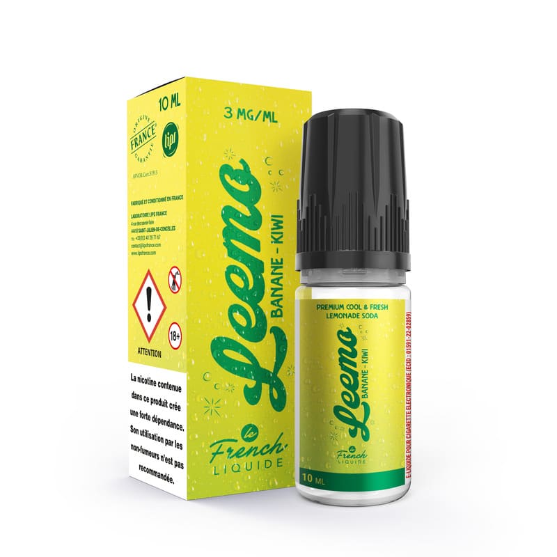 E-Liquide Le French Liquide Leemo Banane Kiwi 10ml 3 mg | VAPEVO