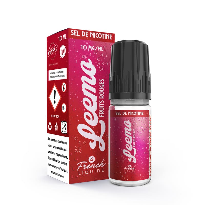 E-Liquide Le French Liquide Leemo Fruits Rouges 10ml 10 mg (Sel de nicotine) | VAPEVO