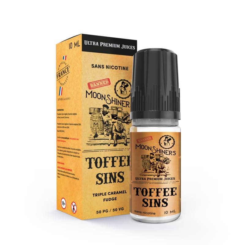 E-Liquide Le French Liquide Moonshiners Toffee Sins 10ml 0 mg | VAPEVO