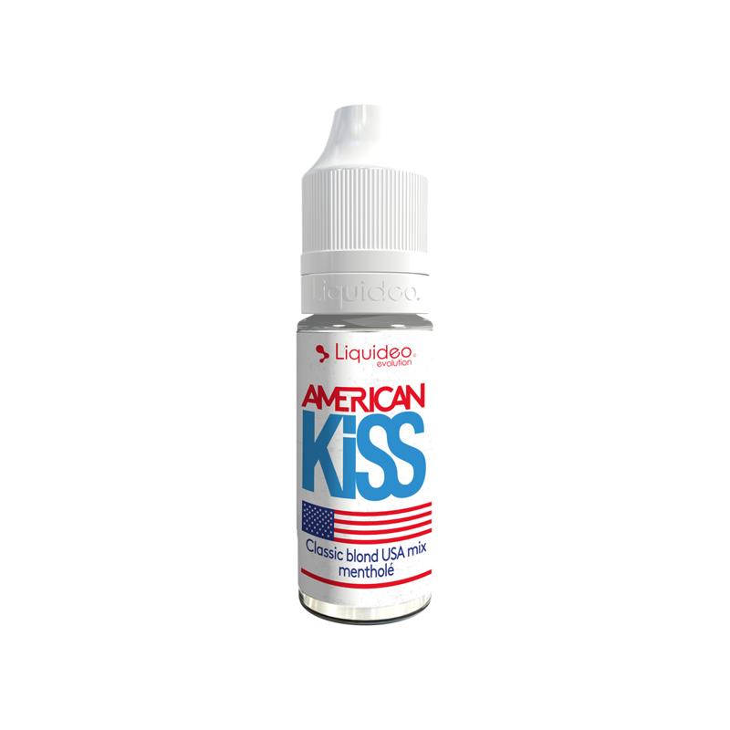E-Liquide Liquideo American Kiss 10ml 0 mg | VAPEVO