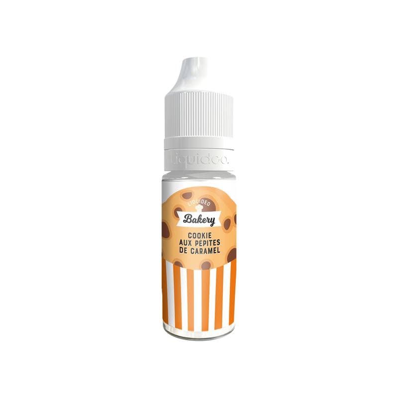 E-Liquide Liquideo Cookie aux Pépites de Caramel 10ml 0 mg | VAPEVO