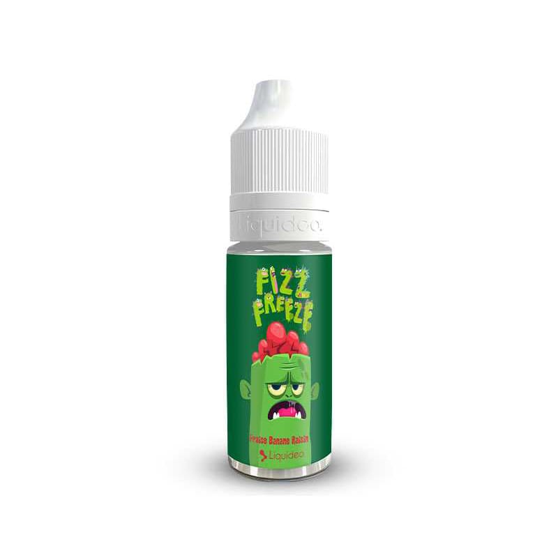 E-Liquide Liquideo Fizz & Freeze Fraise Banane Raisin 10ml 0 mg | VAPEVO
