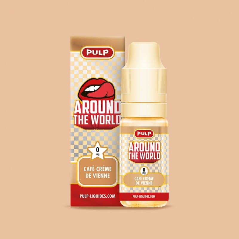E-Liquide Pulp Around The World Café Crème de Vienne 10ml 0 mg | VAPEVO