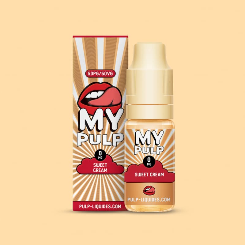 E-Liquide Pulp My Pulp Sweet Cream 10ml 0 mg | VAPEVO