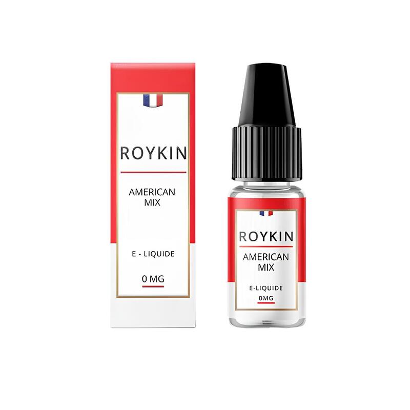 E-Liquide Roykin American Mix 10ml 0 mg | VAPEVO