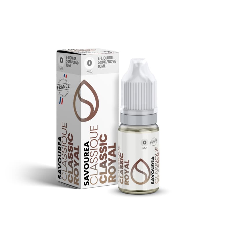 E-Liquide Savourea Classic Royal 10ml 0 mg | VAPEVO