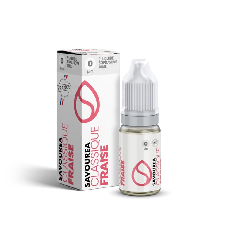 E-Liquide Savourea Fraise 10ml 0 mg | VAPEVO