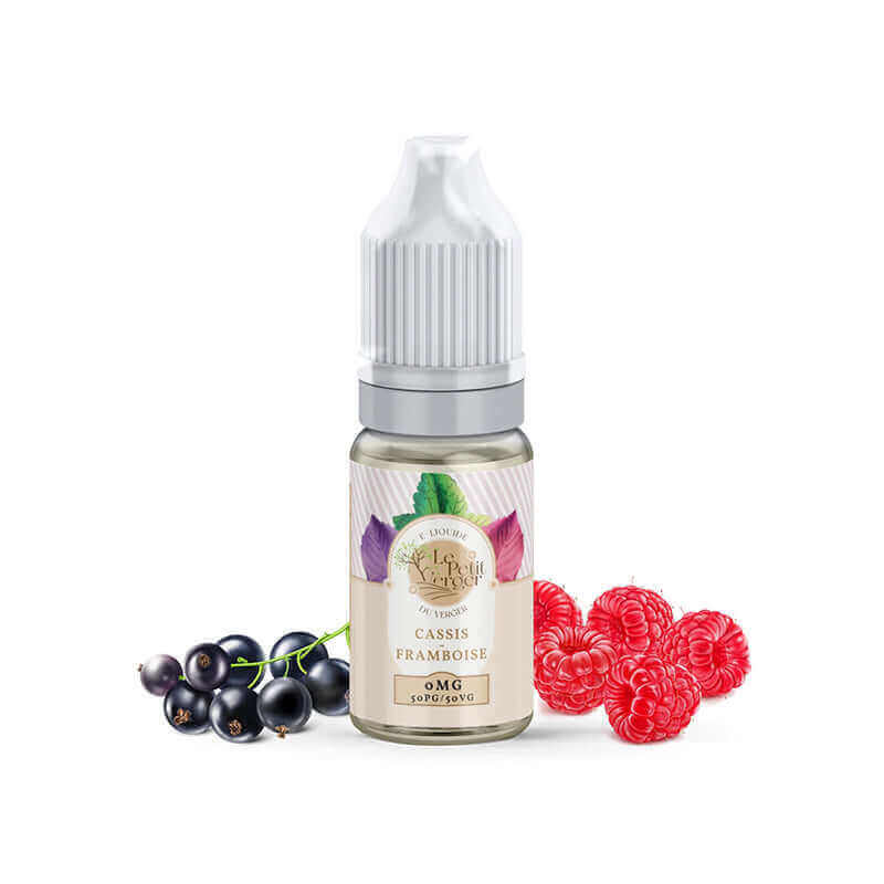 E-Liquide Savourea Le Petit Verger Cassis Framboise 10ml 3 mg | VAPEVO