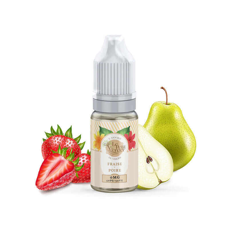 E-Liquide Savourea Le Petit Verger Fraise Poire 10ml 3 mg | VAPEVO