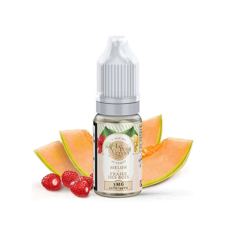 E-Liquide Savourea Le Petit Verger Melon & Fraise des Bois 10ml 3 mg | VAPEVO