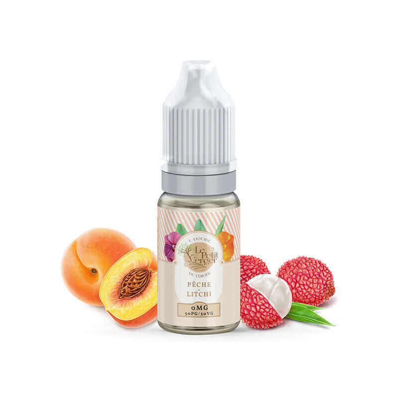 E-Liquide Savourea Le Petit Verger Pêche Litchi 10ml 3 mg | VAPEVO