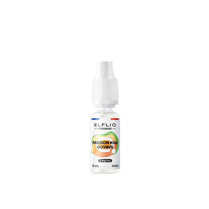 ELFBAR Elfliq Freebase Passion Kiwi Goyave - E-liquide 10ml 3 mg | VAPEVO