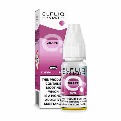 ELFBAR Elfliq Grape - Sel de nicotine 10ml-VAPEVO