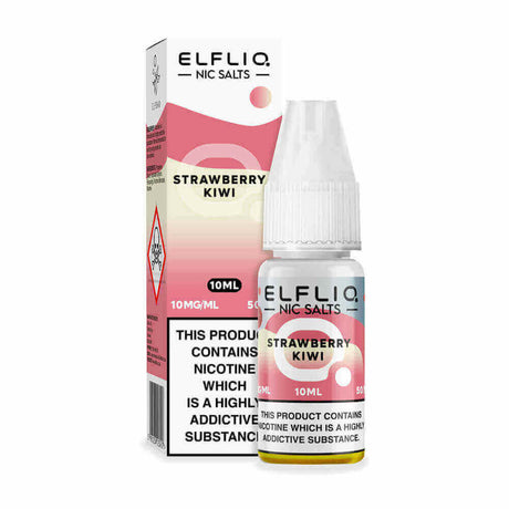ELFBAR Elfliq Strawberry Kiwi - Sel de nicotine 10ml-VAPEVO