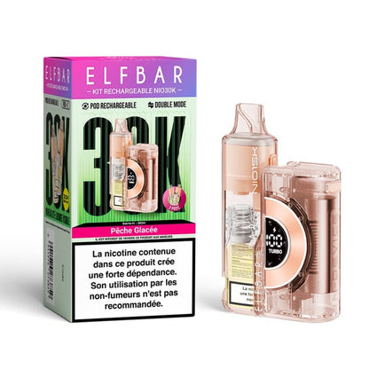 ELFBAR NIO30K - Puff Rechargeable 30000 Puffs-20 mg-Cerise Glacée-VAPEVO