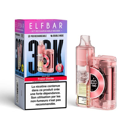 ELFBAR NIO30K - Puff Rechargeable 30000 Puffs-20 mg-Cerise Glacée-VAPEVO