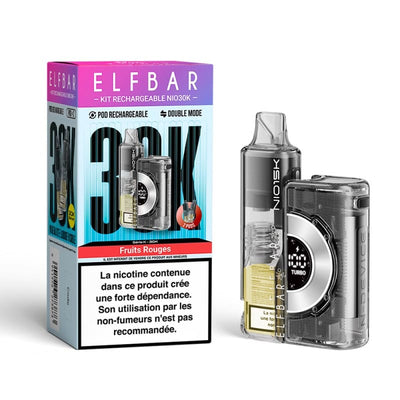 ELFBAR NIO30K - Puff Rechargeable 30000 Puffs 20mg Fruits Rouges | VAPEVO