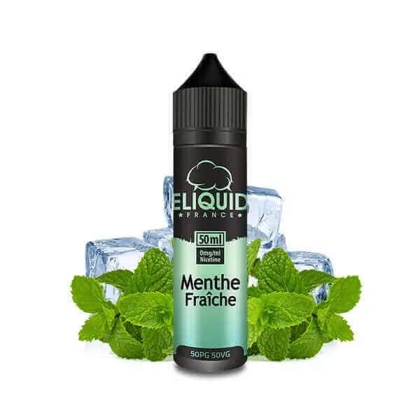 ELIQUID FRANCE Menthe Fraîche - E-liquide 50ml-0 mg-VAPEVO