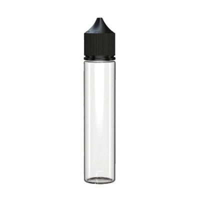 Flacon Chubby Gorilla Unicorn Long PET V3 Transparent Black Cap 75 ml | VAPEVO