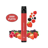 FLAWOOR MAX - Pod Jetable 2000 Puffs-0 mg-Fruits Rouges-VAPEVO