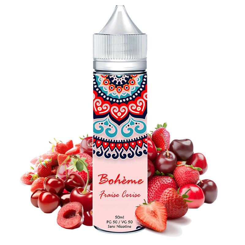 E-liquide Bohème Fraise Cerise 50ml 0mg