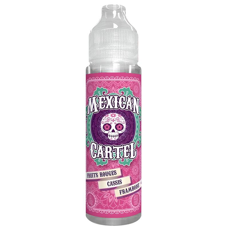 MEXICAN CARTEL Fruits Rouges Cassis Framboise - E-liquide 50ml/100ml 0mg