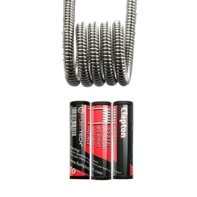 FUMYTECH - Pack de 10 Coils Prémontés Clapton SS316 26G+34G 0.4Ω (10pcs) | VAPEVO