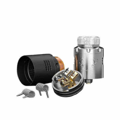 HELLVAPE Dead Rabbit 3 RDA - Atomiseur Reconstructible 24mm Matte Black | VAPEVO