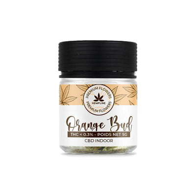 HEMPLINE Orange Buds - Fleurs de CBD 5g | VAPEVO