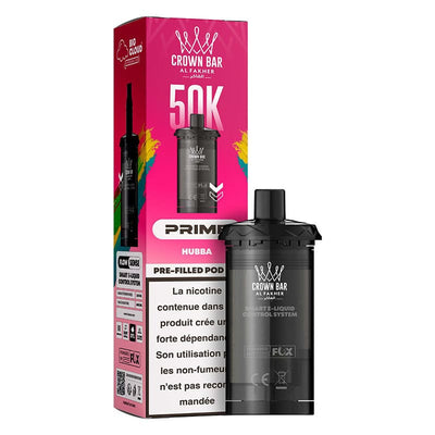 Cartouches HyperMax Prime Crown Bar 50K 2x10ml - Al Fakher