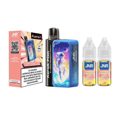 JNR Aero X 32K - Puff Rechargeable 20mg-20 mg-Blueberry Raspberry Cherry-VAPEVO