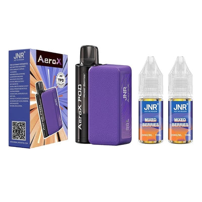 JNR Aero X 32K - Puff Rechargeable 20mg 20 mg Mixed Berries | VAPEVO