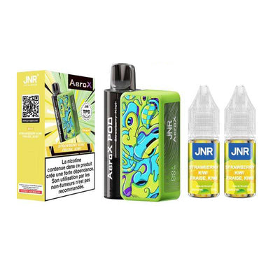 JNR Aero X 32K - Puff Rechargeable 20mg 20 mg Strawberry Kiwi | VAPEVO
