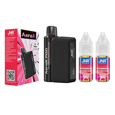 JNR Aero X 32K - Puff Rechargeable 20mg 20 mg Strawberry Watermelon Ice | VAPEVO