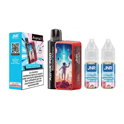 JNR Aero X 32K - Puff Rechargeable 20mg 20 mg Watermelon Bubble Gum | VAPEVO