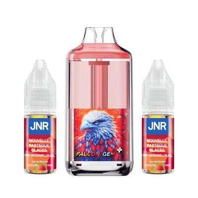 JNR Falcon Gem+ 30K - Puff Rechargeable 20mg Strawberry Ice | VAPEVO