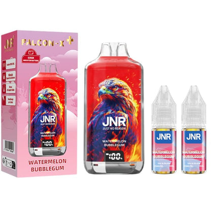 JNR Falcon X 28000 - Puff Rechargeable 20mg-20 mg-Black Dragon Ice-VAPEVO