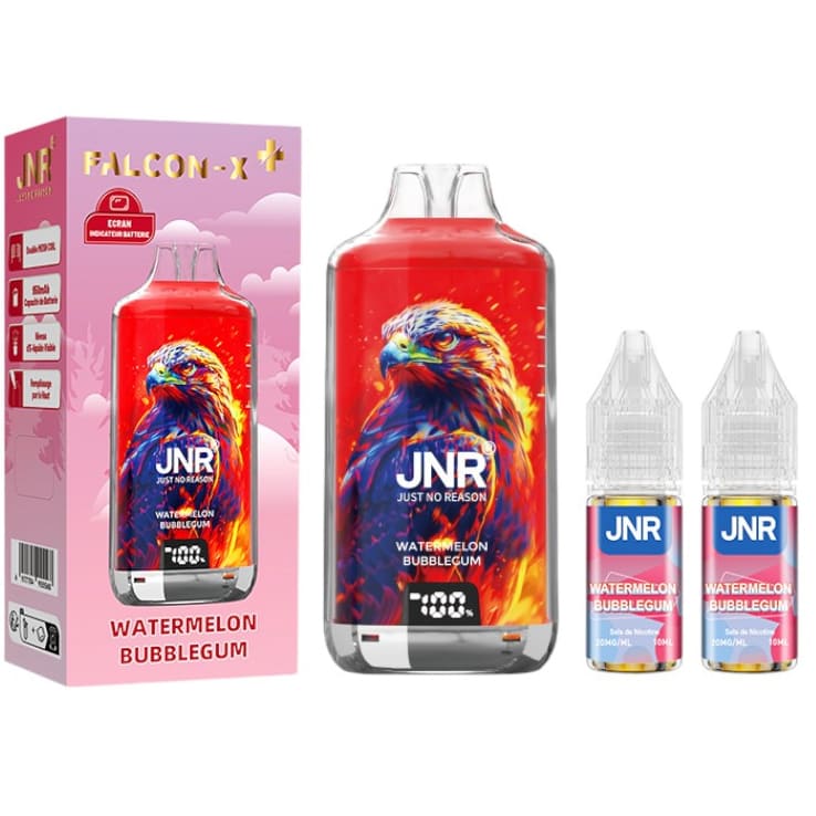 JNR Falcon X 28000 - Puff Rechargeable 20mg-20 mg-Black Dragon Ice-VAPEVO