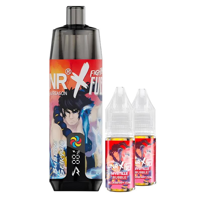 JNR X FIGHTER FUEL Shisha Plus 28K - Puff Rechargeable 20mg-20 mg-Ivy Punch-VAPEVO