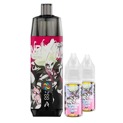 JNR X FIGHTER FUEL Shisha Plus 28K - Puff Rechargeable 20mg-20 mg-Lady Sabaki-VAPEVO