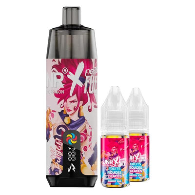 JNR X FIGHTER FUEL Shisha Plus 28K - Puff Rechargeable 20mg Ivy Punch | VAPEVO